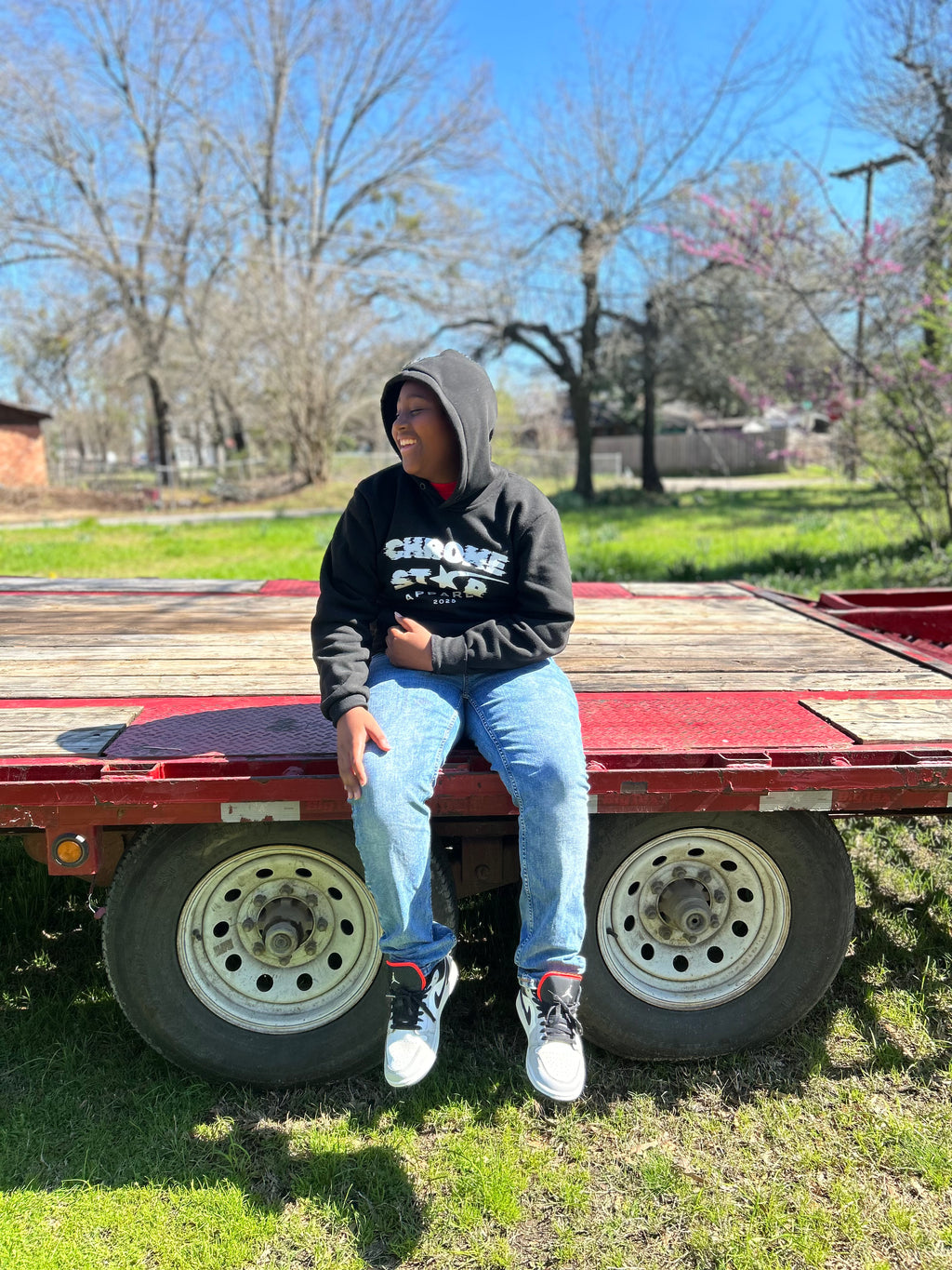 Chrome Star Icon Hoodie