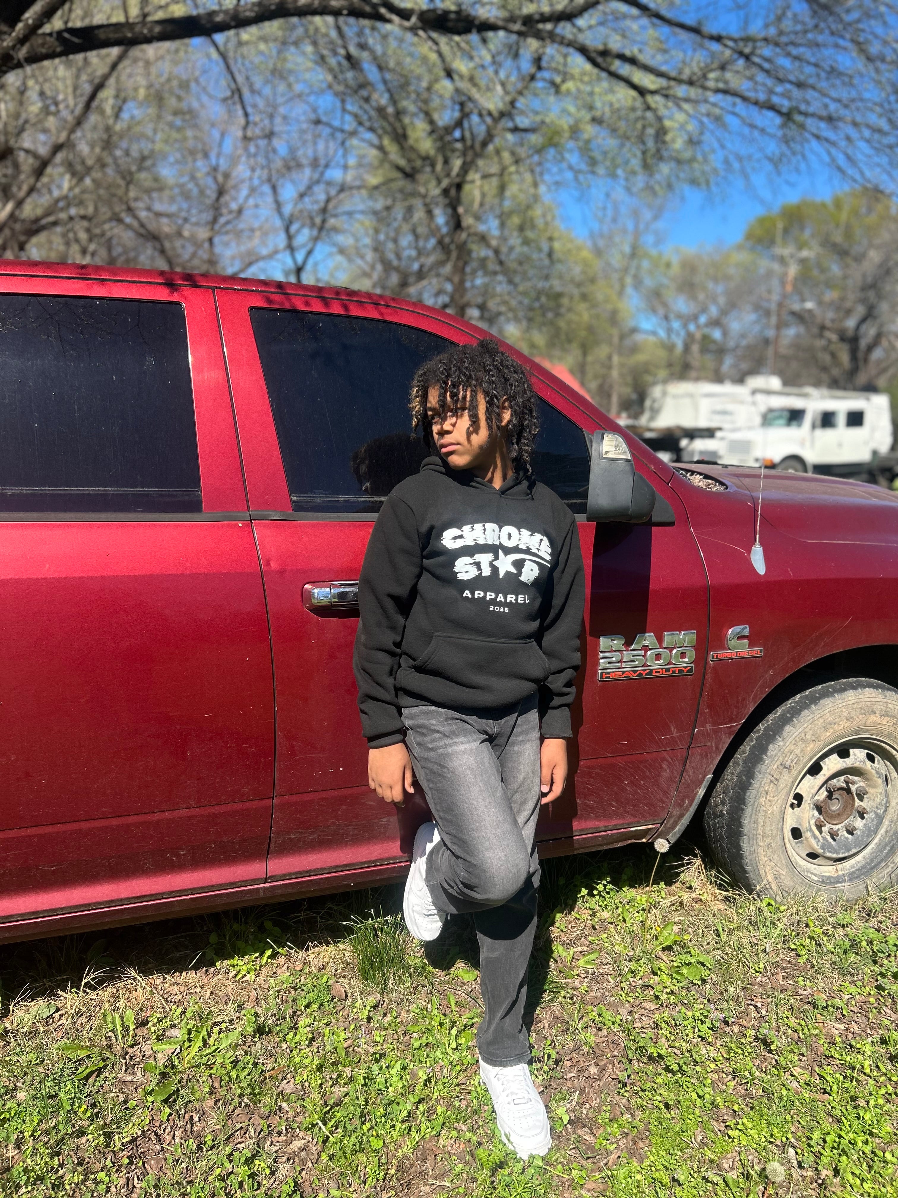 Chrome Star Icon Hoodie